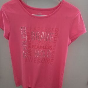 Athleta Vibrant Pink Dri-More Tee